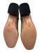 Gold&Rouge Shoe Size 42 Gold & Black Fabric Metallic Ankle Block Heel Booties Gold & Black / 42