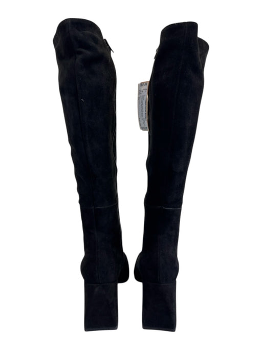 Formentini Shoe Size 39 Black Suede Gold hardware Side Zip Knee High Boots Black / 39