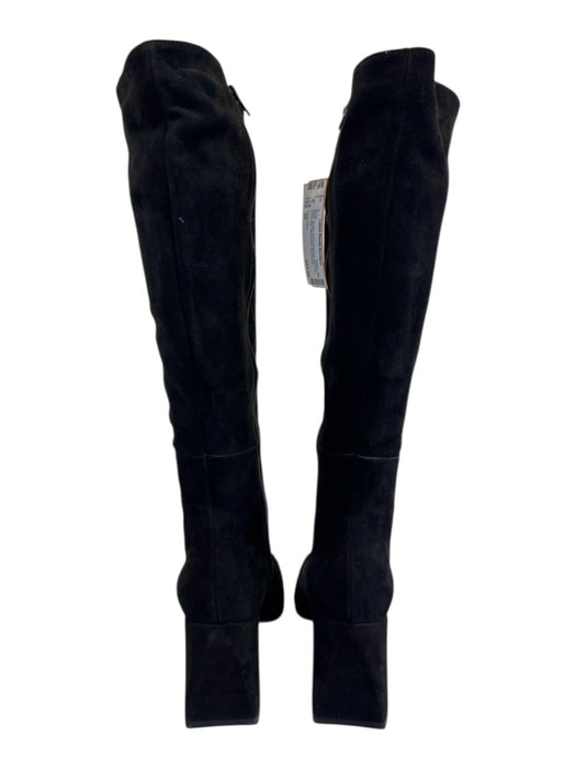 Formentini Shoe Size 39 Black Suede Gold hardware Side Zip Knee High Boots Black / 39