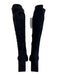 Formentini Shoe Size 39 Black Suede Gold hardware Side Zip Knee High Boots Black / 39