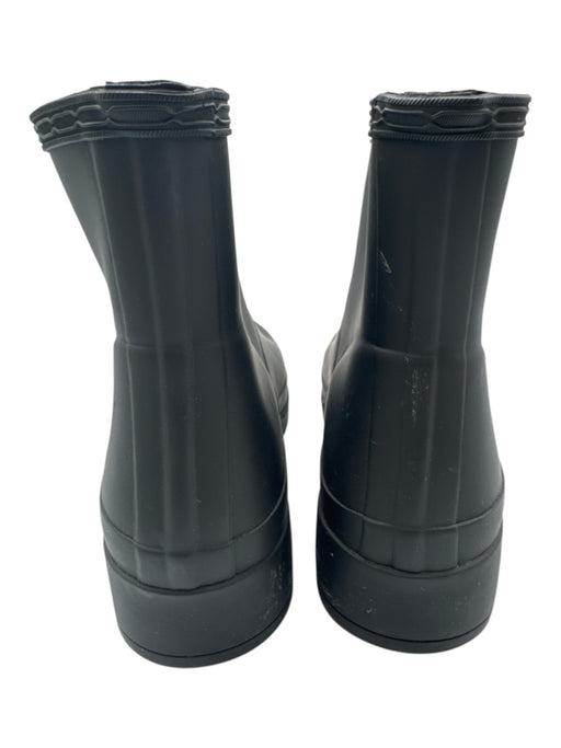 Hunter Shoe Size 7 Black Rubber Ankle Rain Boots Booties Black / 7
