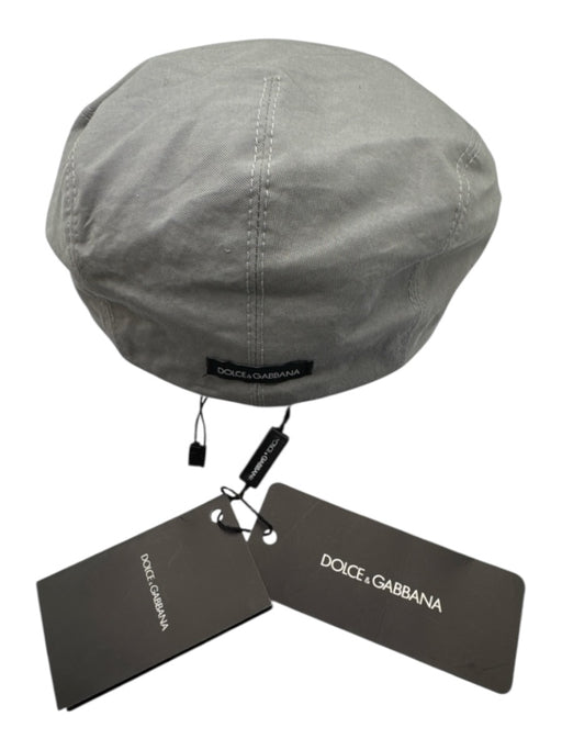 Dolce & Gabbana Gray Cotton Cap Hat Gray / 57