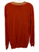 Stella McCartney Size 44 Orange & cream Wool Blend Button Down Sweater Cardigan Orange & cream / 44