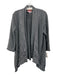 Johnny Was Size Medium Charcoal Gray Cotton Blend Embroidered Sweater Cardigan Charcoal Gray / Medium