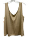 St. John Basics Size Large Gold Sparkle Sleeveless Top Gold / Large