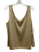 St. John Basics Size Large Gold Sparkle Sleeveless Top Gold / Large