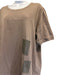 Bottega Veneta Size 52 Taupe Brown Cotton Blend Short Sleeve T-Shirt Dress Dress Taupe Brown / 52