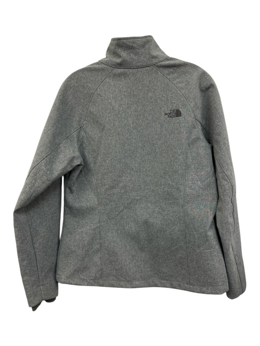 North Face Size Medium Gray Zip Up Fleece Lined Jacket Gray / Medium