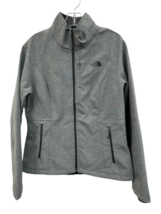 North Face Size Medium Gray Zip Up Fleece Lined Jacket Gray / Medium