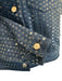 Moschino Jeans Size S/6 Blue Cotton Blend Denim Sequin Vintage Pant Set Blue / S/6