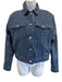 Moschino Jeans Size S/6 Blue Cotton Blend Denim Sequin Vintage Pant Set Blue / S/6
