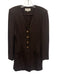 St. John Collection Size 10 Brown Wool Blend Gold Buttons Vintage Jacket Brown / 10