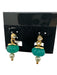 Jesara Gold & Multi Gold Tone Metal Chain Charms Toggle Clasp Earring Earrings Gold & Multi