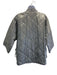 Blauer USA Size S Gray Nylon Quilted Tie Waist Kimono V Neck Jacket Gray / S