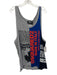 Dsquared2 Size S Gray & multi Cotton Blend Graphic Sleeveless Scoop Neck Top Gray & multi / S