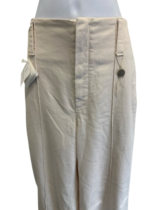 Brunello Cucinelli Size 6 Khaki Beige Cotton Blend High Rise Pintuck Front Pants Khaki Beige / 6