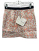 Balenciaga Size 38 Pink, White & Black Polyamide Blend Abstract Print Mini Skirt Pink, White & Black / 38