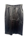 Dolce & Gabbana Size 40 Dark Gray Acetate Blend Satin Paneled Back Zip Skirt Dark Gray / 40