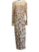 Agua by Agua Bendita Size M Cream Pink & Multi Viscose Blend Floral Dress Cream Pink & Multi / M