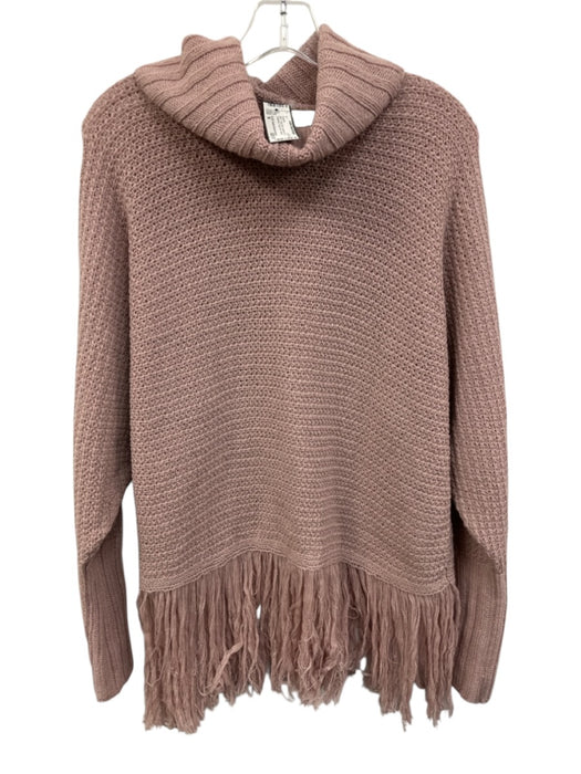 N.O.W. Andrea Rosati Cashmere Size M Dusty Pink Cashmere Knit Turtleneck Sweater Dusty Pink / M