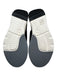 Balmain Shoe Size 36 Black, Silver & White textile upper Metallic Logo Sneakers Black, Silver & White / 36