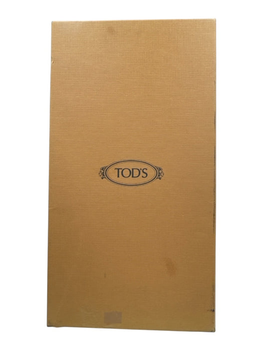 Tod's Shoe Size 34 Gold & White Leather Upper Glitter Round Toe Lace Up Sneakers Gold & White / 34