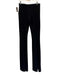 Sportmax Size S Black Knit pleat front Zip Ankle Straight Leg Pants Black / S