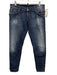 Dsquared Size 44 Medium Wash Cotton Distressed Paint Splatter Low Rise Jeans Medium Wash / 44