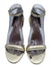 Reiss Shoe Size 39 Champagne Gold Leather Upper Ankle Strap Sandals Champagne Gold / 39