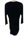 Isabel Marant Size 42 Black Polyester Blend Velvet Gathered Bodice Mini Dress Black / 42