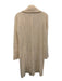 Hanley Mellon Size M Pale Peach Cashmere Pockets Button Down Lapel Midi Dress Pale Peach / M