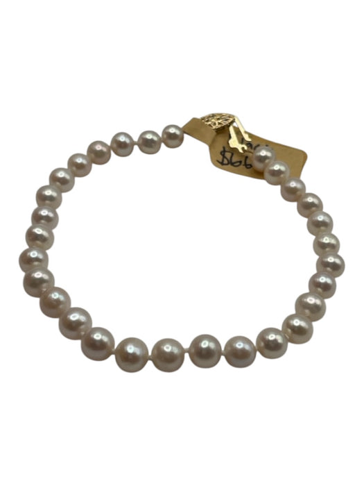Ivory White 14K Pearl Bracelet Ivory White