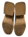 Steve Madden Shoe Size 10 Tan Suede Square Toe Stacked Heel Side Zip Booties Tan / 10