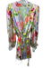 Alice + Olivia Size S Multi Color Viscose Blend Long Sleeve Floral Print Dress Multi Color / S