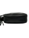 Gucci Black Leather Interlocking GG Zip Top Tassel Detail Crossbody Bag Black
