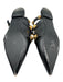 Valentino Garavani Shoe Size 41 Black & Gold Tone Leather Upper Rockstud Flats Black & Gold Tone / 41