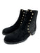 Valentino Garavani Shoe Size 41 Black & Gold Tone Leather Upper Rockstud Boots Black & Gold Tone / 41