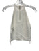 Alice + Olivia Size M White Viscose Blend Textured Knit Sleeveless high neck Top White / M