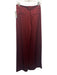 Alice + Olivia Size 4 Oxblood Red Triacetate Blend Satin Front Pleat Pants Oxblood Red / 4