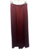 Alice + Olivia Size 4 Oxblood Red Triacetate Blend Satin Front Pleat Pants Oxblood Red / 4