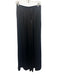 Alice + Olivia Size 4 Black No Fabric Tag Satin Front Pleat Hook & Zip Fly Pants Black / 4