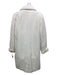 Alice + Olivia Size S White Polyester Faux Sherpa Double Breast Knee Length Coat White / S