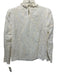 Sezane Size 36 White Cotton Long Sleeve Floral Embroidery Button Neck Top White / 36
