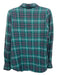 Abbey Glass Size XS Green, Pink, Multi Cotton & Polyester Plaid Button Up Top Green, Pink, Multi / XS