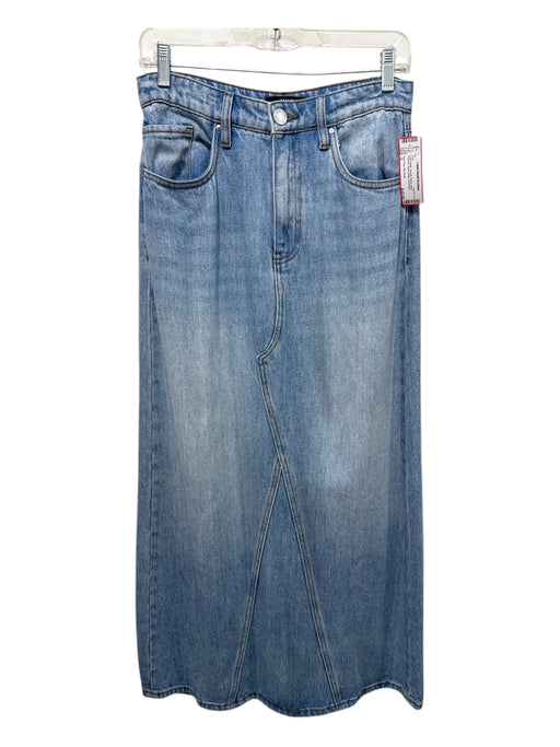 Kut From The Kloth Size 0 Light Wash Lyocell Denim Maxi Pockets Skirt Light Wash / 0