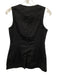DL1961 Size XS Black Linen Buttons Sleeveless Vest Top Black / XS