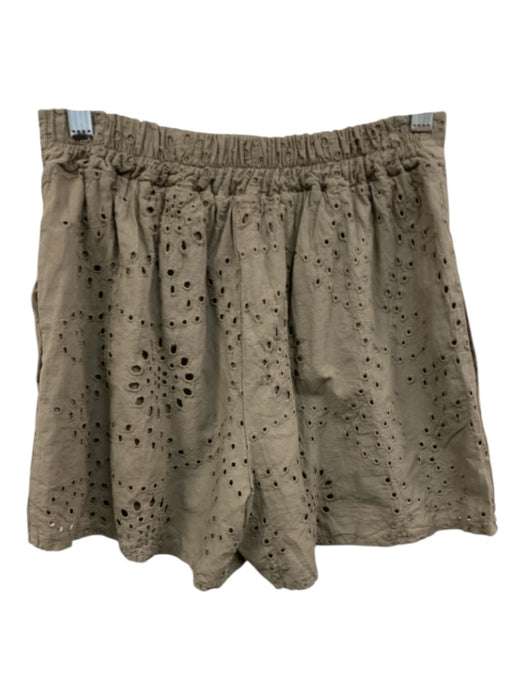 California Southern Style Size XS/S Taupe Beige Cotton Sleeveless Short Set Taupe Beige / XS/S
