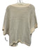 JS 71 Size M Cream & Silver Acrylic & Polyester Sequins Loose Knit Sweater Cream & Silver / M