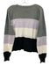 Nation Los Angeles Size S Gray, Purple & Black Cotton & Alpaca Blend Sweater Gray, Purple & Black / S