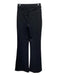 Spanx Size XS Black Rayon Blend Elastic Front Seam Straight Pants Black / XS